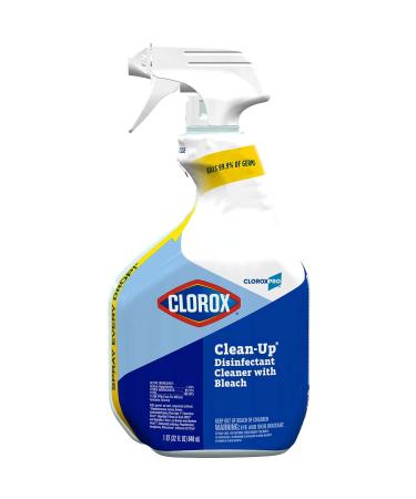 Clorox Clean-Up CloroxPro Disinfectant Cleaner with Bleach Spray, 32 Ounces (35417) Package May Vary