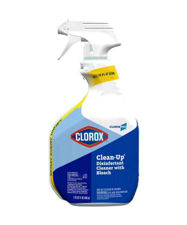 Clorox Clean-Up CloroxPro Disinfectant Cleaner with Bleach Spray, 32 Ounces (35417) Package May Vary