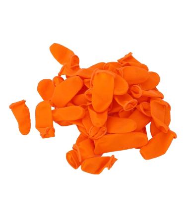 ASHATA Finger Cots - Disposable Latex Finger Protectors Large Non-Slip Wear-Resistant Covers 100 Pcs (2.6 x 0.8in) for Safe & Comfortable Use - International Shipping Available - Buy Online on GoSupps.com