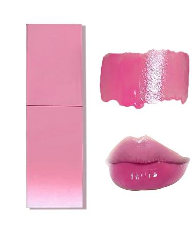 TANOOS Macqueen Water Glow Lip Tint Jelly Plump Liquid Lip Balm Dewy Water Glow Lip Tint Set Long Lasting Moisturizing Nonstick Waterproof Lip Oil Gloss Lip NonStick Cup Waterproof Lip OilColor 5pcs