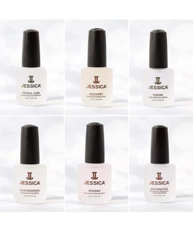 JESSICA Restoration Nail Polish Base Coat for Post-Acrylic or Damaged Nails 14.8 ml 14.8 ml (Pack of 1) - Buy Online on GoSupps.com