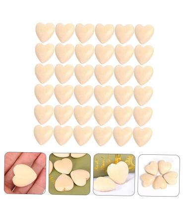 Ibasenice 200 Stk Log Color Peach Cherz Love Spacer Beads - DIY Wooden Heart Jewelry Making Accessories - Buy Online on GoSupps.com