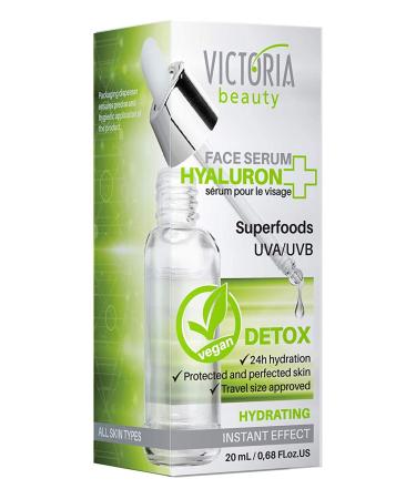 Shop Hyaluron+ Face Serum - Best Anti-Aging & Anti-Wrinkle Moisturizer with Hyaluronic Acid & Superfoods - 100% Vegan 20ml - Buy Online on GoSupps.com