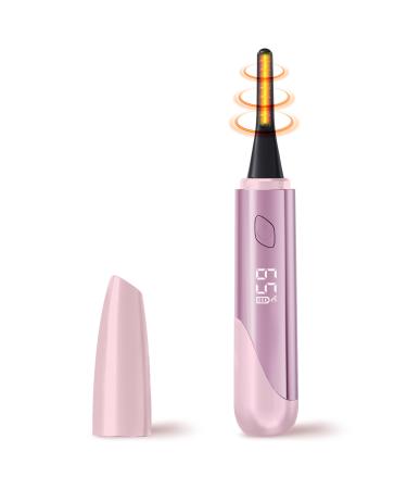 Heated Eyelash Curler Electric Curlers: ingeware Heat Eye Lashes Curler Hot Eyelash Curlers Rechargeable for Women 4 Temperature Settings 24 Hours Long Lasting