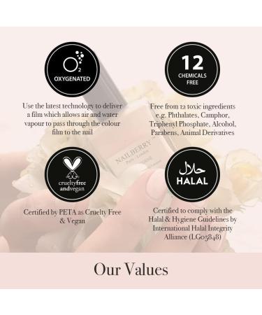 Nailberry L'Oxyg ne Oxygenated Nail Lacquer - Spiritual 15ml | Vegan, Halal, Cruelty-Free & Gluten-Free Formula for Healthy & Long-Lasting Manicure - Buy Online on GoSupps.com