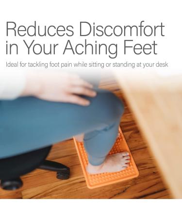 Kanjo Acupressure Foot Pain Relief Mat for Plantar Fasciitis & Heel Pain | Pressure Point Massager for Arch Pain | Ideal for Standing Desk | FSA & HSA Eligible - Buy Online on GoSupps.com
