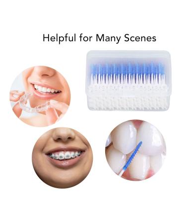 160-Piece Interdental Brush Set | Disposable Dental Toothpicks for Kids & Adults | Blue Oral Care Tools - Buy Online on GoSupps.com