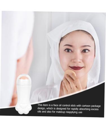 Healeved 1pc Volcanic Stone Oil-absorbing Ball Skin Rolling Volcano Oil- Absorbing Roller White Volcanic Rock 7.5x3cm White - Buy Online on GoSupps.com