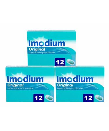 Imodium Original Diarrhoea Relief - 6 Caps X 6 Pack