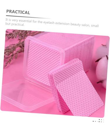 NOLITOY 1200 Pcs Lint-Free Eyelash & Nail Polish Remover Pads | Pure Cotton Cleaning Wipes for Eyelash Extensions & Nail Care - International Shipping Available - Buy Online on GoSupps.com