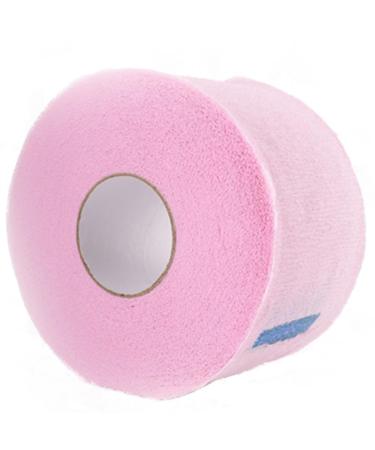 1 Rolls Barber Neck Strips for Hair Cutting Disposable Barber Paper Neck Bands Haircut Styling Tools Barber Accessories Pink