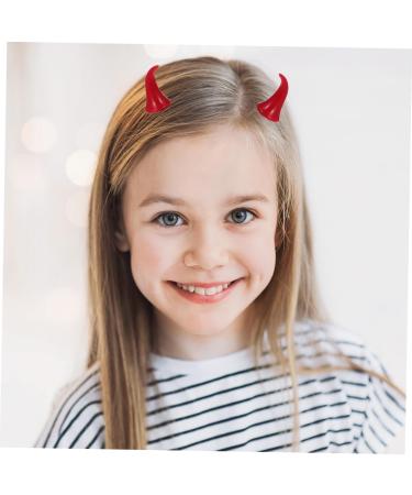 Beavorty 9 Pairs Halloween Decorative Red Horn Barrettes Cute Halloween Hair Pins demon horns Ox Horn Halloween Hairpins styling hair clips Devil Horn Hair Clips cosplay child Horn hairpin - Buy Online on GoSupps.com
