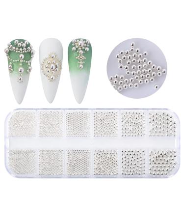 MEILINDS 3D Nail Caviar Beads - 4 Colors Metal Nail Art Gems for Acrylic Manicure (3 Boxes) - Buy Online on GoSupps.com