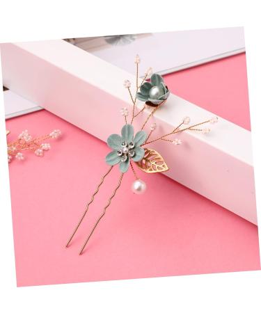 DOITOOL 2 Set Hairpin Bridal Hair Clip Flower Hair Clips for Women Wedding Womens Hair Clips Wedding Hair Clip Bridal Hair Comb Bridal Hair Accessories Bun Bridesmaid Crystal Zinc Alloy - Buy Online on GoSupps.com