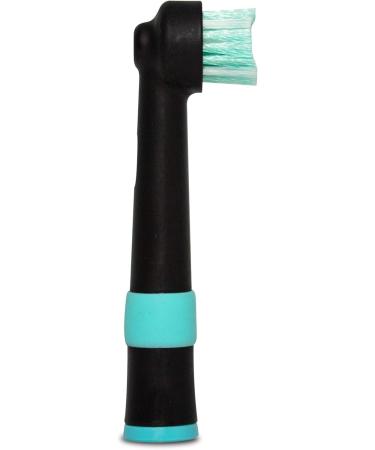 Happybrush Plug-In Brushes for Electrical Rotating Toothbrushes - Compatible with R2 & Other Brands - Black - 3x3 Pack | International Shipping Available - Buy Online on GoSupps.com
