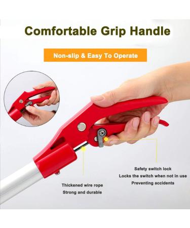 YomyRay 150CM Snake Tong Reptile Grabber Stick Rattlesnake Catcher Professional Extendable Wide Jaw Handling Tool (Include Bag) (150CM Extendable) - Buy Online on GoSupps.com