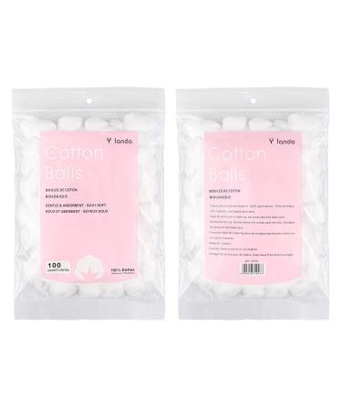 Hedume 1200 Count Organic Cotton Balls - 100% Pure & Fragrance Free - 12 Pack 100 Count - Chlorine-Free - Buy Online on GoSupps.com