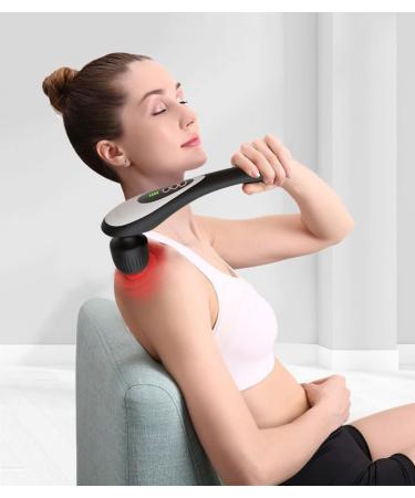 Roysmart Cordless Electric Handheld Vibrating Massager - Deep Tissue Muscle Massager for Neck, Back, Shoulder, Foot - Portable Seven Wand Massager for Full Body Relief - Buy Online on GoSupps.com