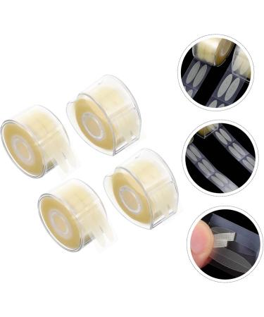 FRCOLOR 20 Rolls Double Eyelid Stickers Invisible Tape Eyelid Strip Tapes Eyelid Tapes Pretty Fake Eyelashes 1 count (Pack of 1) Light Yellowx5pcs - Buy Online on GoSupps.com