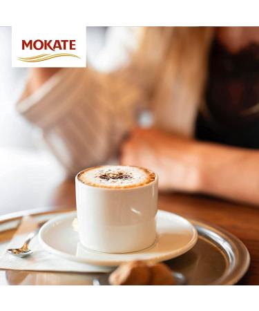 MOKATE XXL caramel 3-in-1 sticks soluble bean coffee with creamer sugar and coconut oil instant coffee from roasted coffee beans caffeine-containing 408 g (24 x 17 g) - Buy Online on GoSupps.com