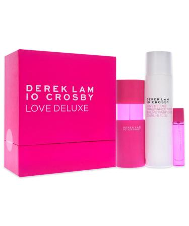 Derek Lam 10 Crosby - Love Deluxe - 3 Pc Gift Set - 3.4 Oz Eau De Parfum 0.3 Oz Eau De Parfum 8 Oz Fragrance Mist - Delicate Refreshing Scent For Women - Floral Woody Musk Perfume Spray - Buy Online on GoSupps.com