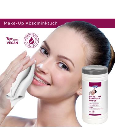 ZIPY Makeup Remover Cleansing Wipes - Hyaluronic Acid Facial Wipes - 55 Pack for Gentle & Effective Cleaning - International Shipping Available - Buy Online on GoSupps.com