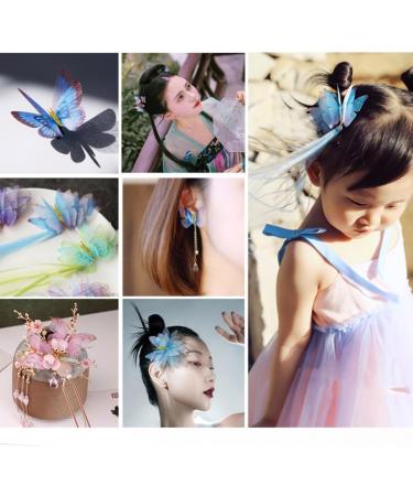 hgnxa Double-layer Butterfly Shape Hairpins Hot Girls Butterfly Hair Clip Chinese Style Ponytail Hair Clip for Woman AT5 - Buy Online on GoSupps.com