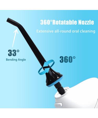Replacement Tips for COSLUS SURFOU Hangsun Nicwell Water Flosser - Black Jet Tip Nozzles (3 Pack) - High-Quality Oral Irrigator Attachments for Enhanced Dental Care - Buy Online on GoSupps.com