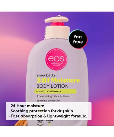 eos 100% Natural & Organic Lip Balm Sticks- Strawberry Sorbet Vanilla Bean & Shea Better Body Lotion- Vanilla Cashmere 24-Hour Moisture Skin Care Lightweight & Non-Greasy - Buy Online on GoSupps.com