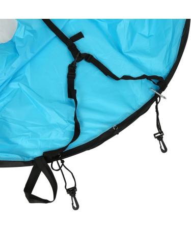 TOPINCN 42.52 Foldable Kayak Wind Paddle Sail with Clear Window and Storage Bag - Blue - Buy Online on GoSupps.com