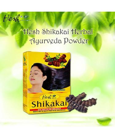 Hesh Pharma Shikakai Powder 3.5oz (100g) - Pack of 4 | Natural Hair Care - Buy Online on GoSupps.com
