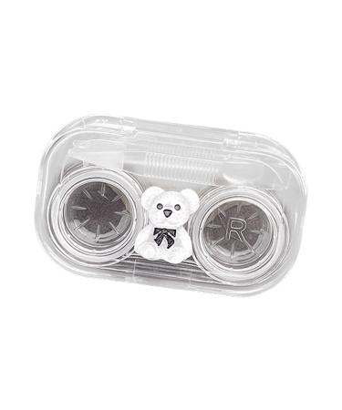 es Holder Good Sealing Box Travel Case Useful White
