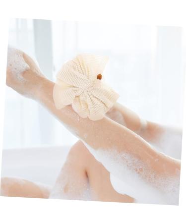 Angoily 2pcs Bath Flower Towel & Exfoliating Body Sponge - Soft Cotton Shower Wash Scrubber Balls for a Revitalizing Bath Experience - Buy Online on GoSupps.com