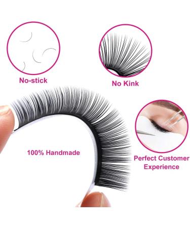 Fadlash Easy Fan Lashes DD Curl 0.03 9-17mm Mixed Length Russian Eyelash Extensions - Buy Online on GoSupps.com