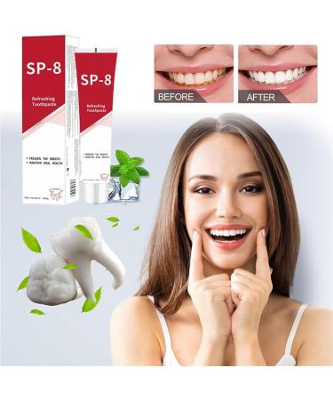 SP8 Probiotic Toothpaste - Ultra Whitening & Dental Care | International Shipping Available - Buy Online on GoSupps.com