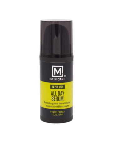 Replenish All Day Facial Serum for Men Antioxidant Rich Vitamin-E Cruelty Free