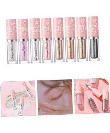 VINTORKY 8pcs Eye Shadow Eye Makeup Accessories Glitter Eye Makeup Pigmented Makeup Pallet Liquid Eyeshadow - Buy Online on GoSupps.com