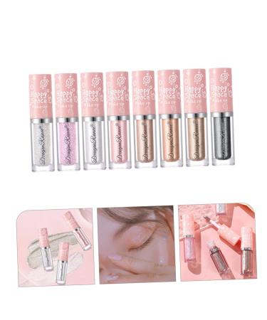 8pcs Shimmer Liquid Eyeshadow Set - Long Lasting Glitter Eye Makeup Accessories for Stunning Looks - Buy Online on GoSupps.com