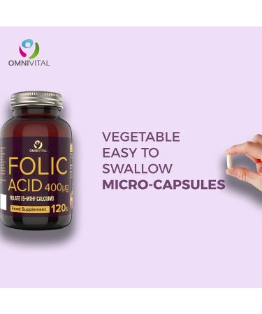 Omnivital Folic Acid 400 mcg - Essential Supplement for Health and Wellness - Buy Online on GoSupps.com