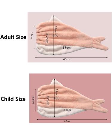 Quick Drying Microfiber Hair Towel Set for Kids & Adults - Cute Yellow Fish Design Soft & Absorbent Hair Turban - Buy Online on GoSupps.com