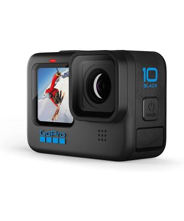 GoPro HERO10 Black - Waterproof Action Camera | 5.3K60 Ultra HD Video | 23MP Photos | 1080p Live Streaming | Webcam | Stabilization - Buy Online on GoSupps.com