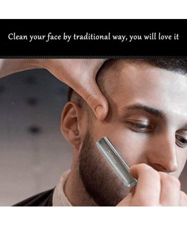 Zertone Straight Razor Kit with Strop - High Hardness Carbon Steel Blade, Vintage Wood Handle - Barber Razor Set - Buy Online on GoSupps.com
