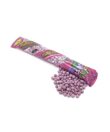 Millions Blackcurrant Buzz Pack - 12 (Box) Chewy Sweets 12 ( Box)