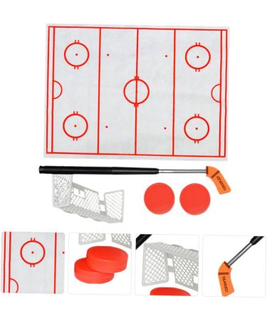 Milist Mini Hockey Toys Set - Decompression Pucks Bats & Play Parts | Perfect for Ice Hockey Fun | Durable Plastic Design - Buy Online on GoSupps.com