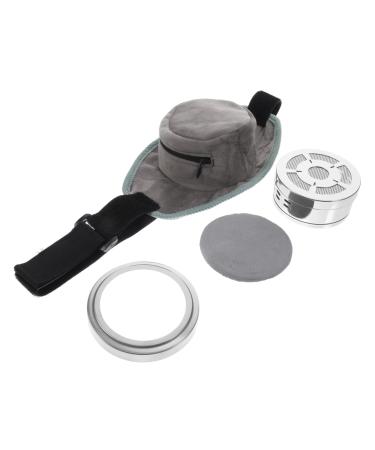 Lurrose 1 set of moxibusion package for waist and belly acupuncture point pad cleaning package Moxibusion Disorder Moxibusion holder moxa tank made of copper moxibus tap fabric portable