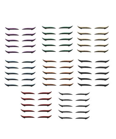 DOITOOL 40 pairs Tapes Womens Glitter Adhesive Winged Reusable for Makeup Tool Double Eyeliner Eyelid Eyes