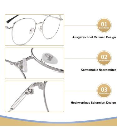 Buy Stylish Cat Eye Blue Light Filter Glasses - Anti-UV Computer & Gaming - Metal Frame for Women - Prescription-Free - Buy Online on GoSupps.com