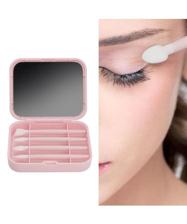 Silicone Makeup Brush Set | Reusable Portable Eyeshadow Brushes with HD Mirror - Ideal for Travel Makeup - Buy Online on GoSupps.com