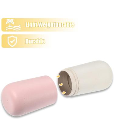Shop VOCOSTE Portable Bamboo Toothbrush Case - Travel Holders in Pink Gray White | Eco-Friendly & Compact Design - Buy Online on GoSupps.com