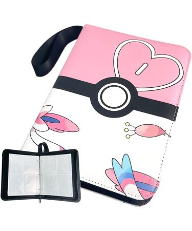 Trading Card Binder 4-Pocket for TCG Cards - 440 Pockets Collection Case with 55 Removable Sleeves - Pink Card Holder for Kids - Toy Gift for Trading Card Games - Buy Online on GoSupps.com